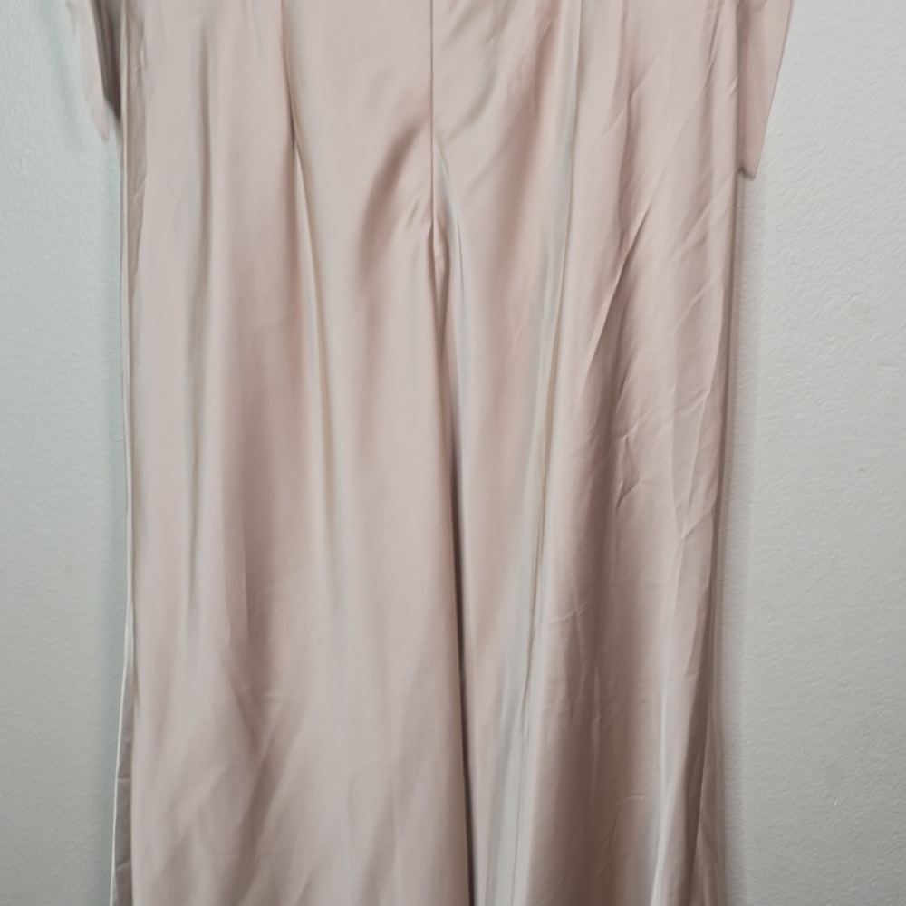 Birdie grey Elegant Square-Neck Satin Gown in Gold Color Size XXL NWT. - Picture 8 of 11